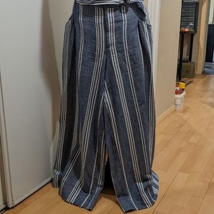Anthropology Women's Linen Palazzo Pants sz 16